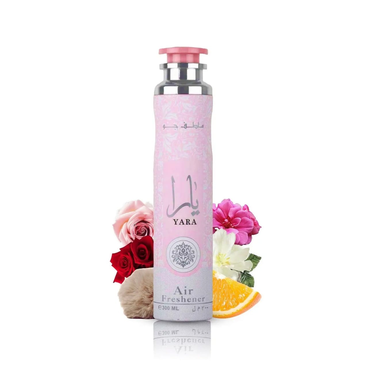 Yara Air Freshener 300ml – An elegant, long-lasting oriental scent that effortlessly refreshes and uplifts any space, creating a welcoming, serene atmosphere and leaving behind a luxurious fragrance