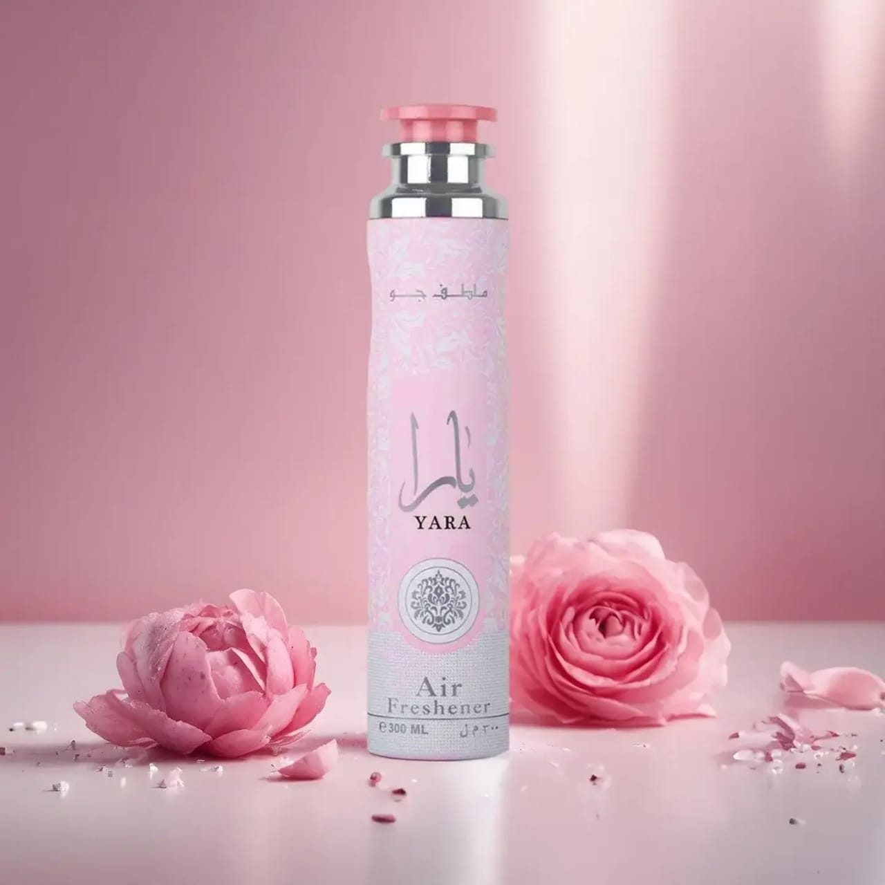 Yara Air Freshener 300ml – An elegant, long-lasting oriental scent that effortlessly refreshes and uplifts any space, creating a welcoming, serene atmosphere and leaving behind a luxurious fragrance