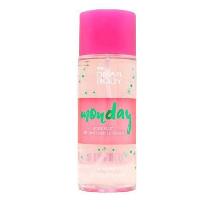 My Dear Body Monday 250ml Unisex Body Fragrance Mist - Refreshing & Long-Lasting Scent for All Day Freshness Body Splash