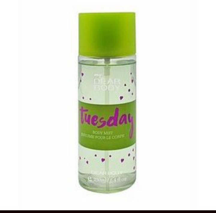My Dear Body Tuesday 250ml Unisex Body Fragrance Mist - Refreshing & Long-Lasting Scent for All Day Freshness Body Splash