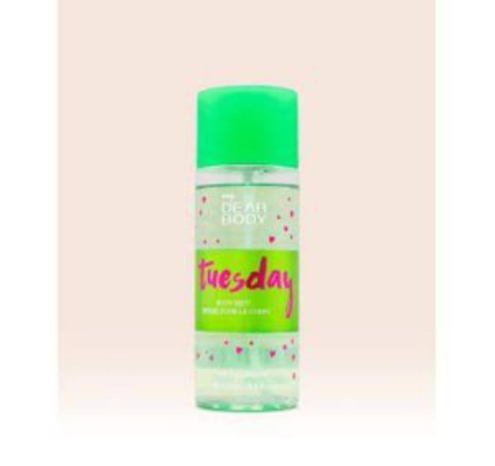My Dear Body Tuesday 250ml Unisex Body Fragrance Mist - Refreshing & Long-Lasting Scent for All Day Freshness Body Splash