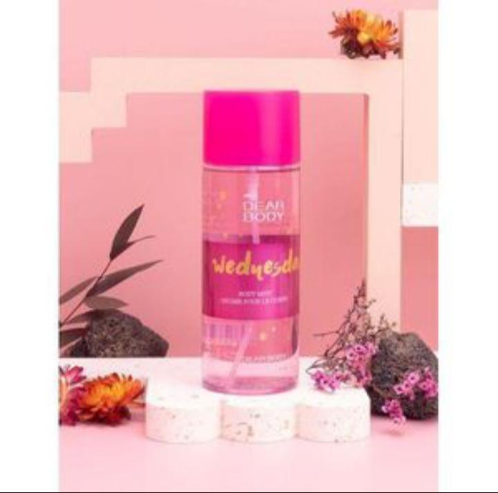 My Dear Body Wednesday 250ml Unisex Body Fragrance Mist is a crisp, energizing body splash with a refreshing and long-lasting scent that keeps you feeling vibrant and confident all day.