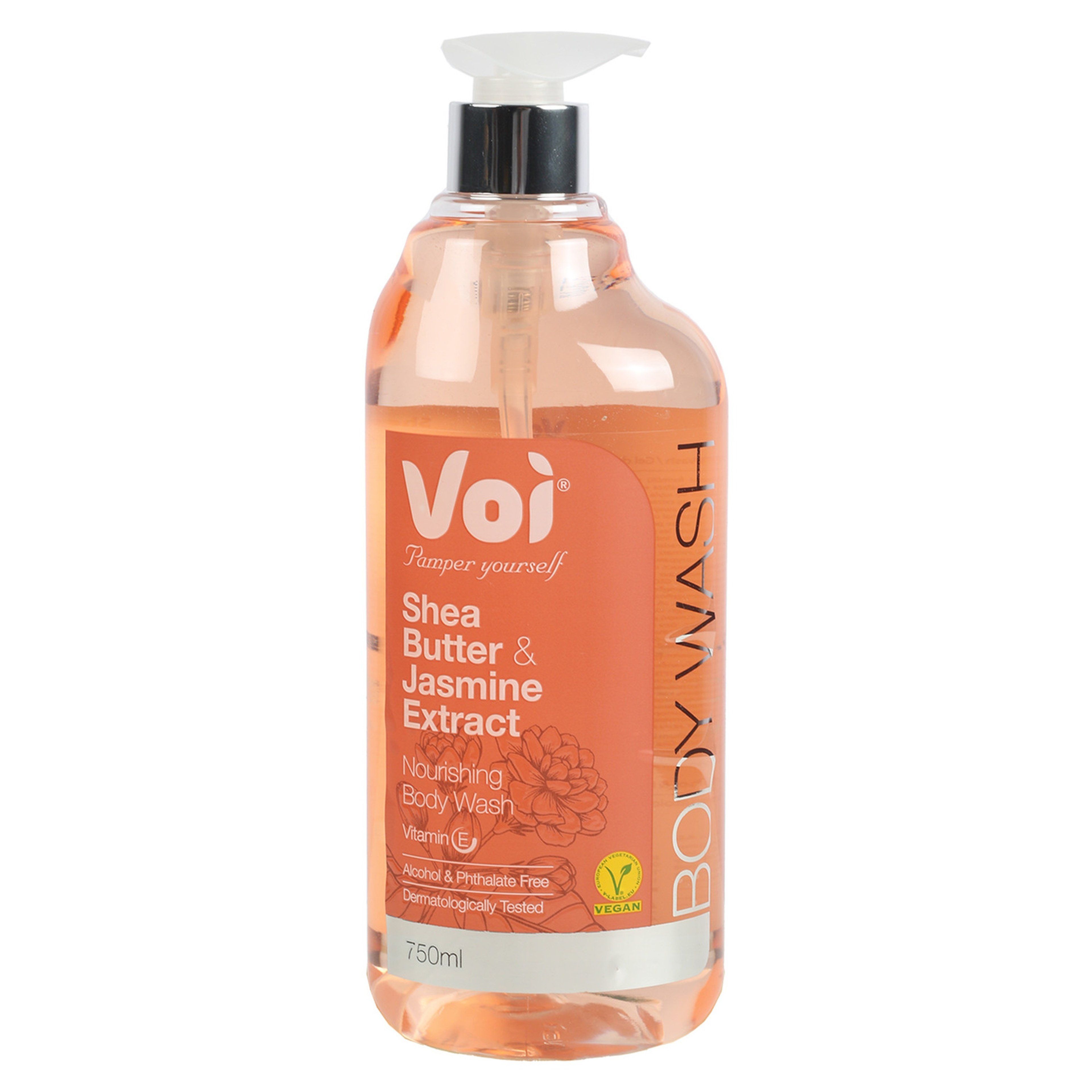 Voi Natural Body Wash Set – Enriched with Lavender Extract, Virgin Oil, Shea Butter & Jasmine, Rose , Goat Milk & Dead Sea Minerals | Moisturizing & Refreshing Shower Gel for Soft, Glowing Skin