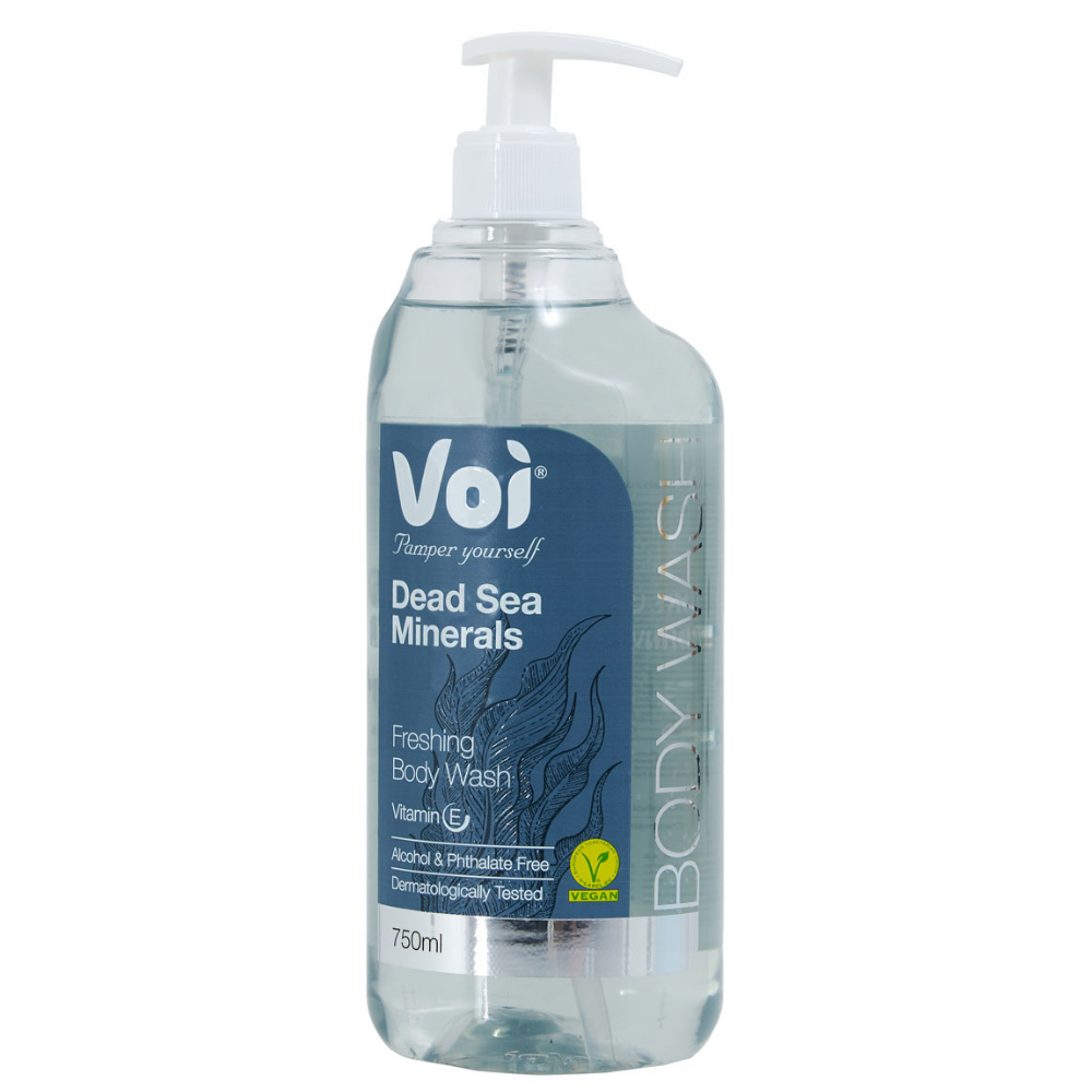 Voi Natural Body Wash Set – Enriched with Lavender Extract, Virgin Oil, Shea Butter & Jasmine, Rose , Goat Milk & Dead Sea Minerals | Moisturizing & Refreshing Shower Gel for Soft, Glowing Skin