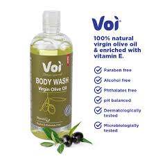 VOI Natural Body Wash Set – Enriched with Lavender Extract, Virgin Oil, Shea Butter & Jasmine, Rose , Goat Milk & Dead Sea Minerals | Moisturizing & Refreshing Shower Gel for Soft, Glowing Skin