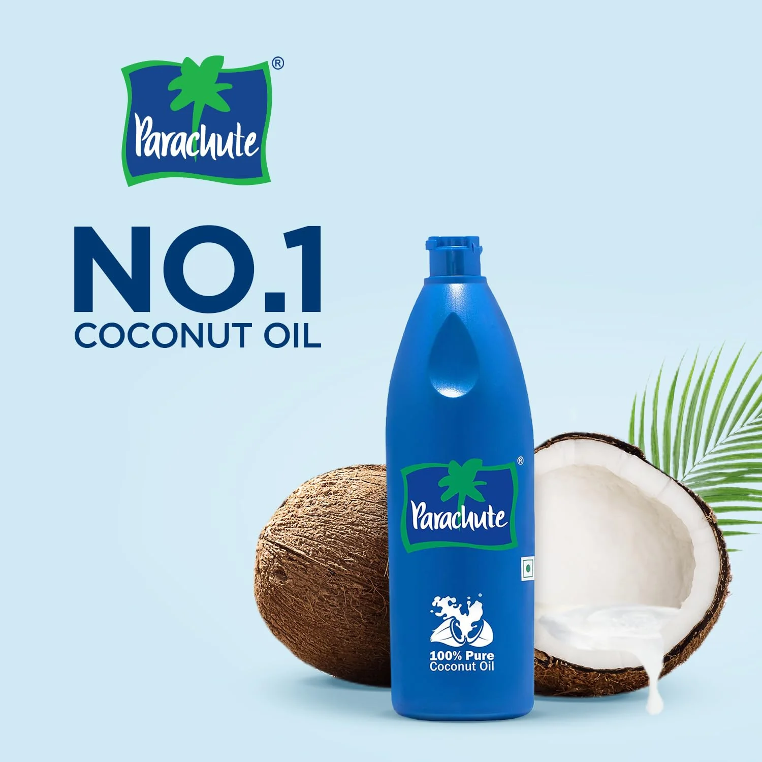 Parachute 100% Pure & Natural Coconut Oil 450ml - Cold-Pressed | Hair & Skin Moisturizer | Original Quality