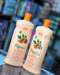 RDL Papaya Whitening Lotion with Vitamin E - 600mlGlow, Hydrate, Soften, and Brighten Skin."