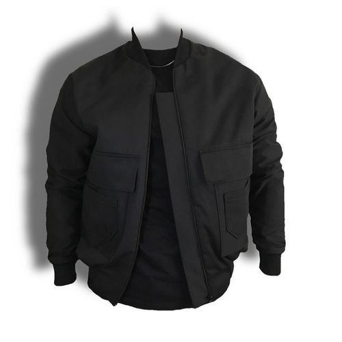 Black Bomber Jacket