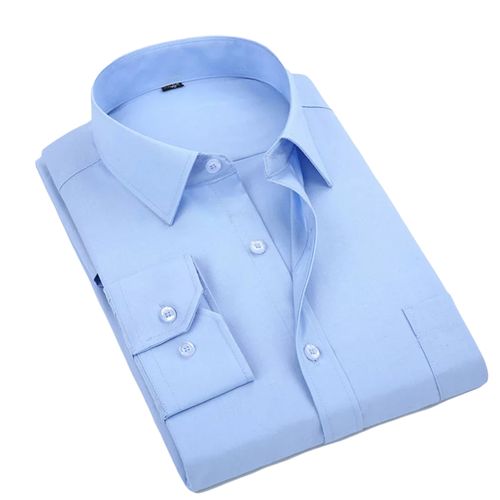 Sky Blue Men's Long Sleeve Official Shirt