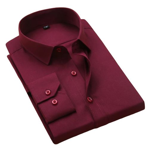 Maroon Men's Long Sleeve Official Shirt