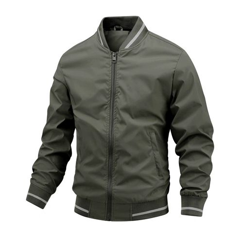 Mens Trench Coats Casual Lightweight Trendy Jackets - Green