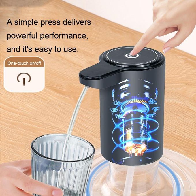 Purchase now ‼️ Automatic Electric Water Pump Dispenser Portable Drinking Water Pump Dispenser Switch with LED Light USB rechargeable Port for Home, Kitchen, Office, outdoor, hiking, camping