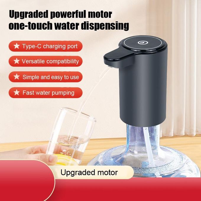 Purchase now ‼️ Automatic Electric Water Pump Dispenser Portable Drinking Water Pump Dispenser Switch with LED Light USB rechargeable Port for Home, Kitchen, Office, outdoor, hiking, camping