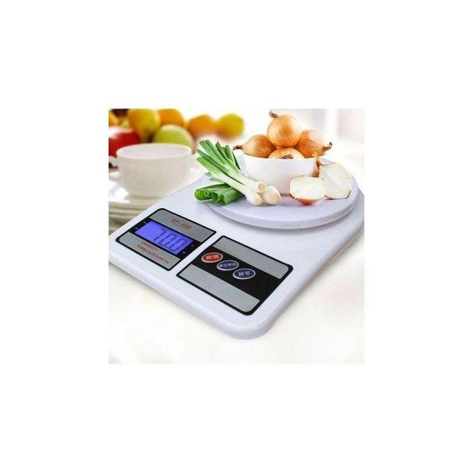 Digital Kitchen Weighing Scale – High-Precision Electronic Food Scale with LCD Display, Tare Function & Multi-Unit Conversion for Baking & Cooking