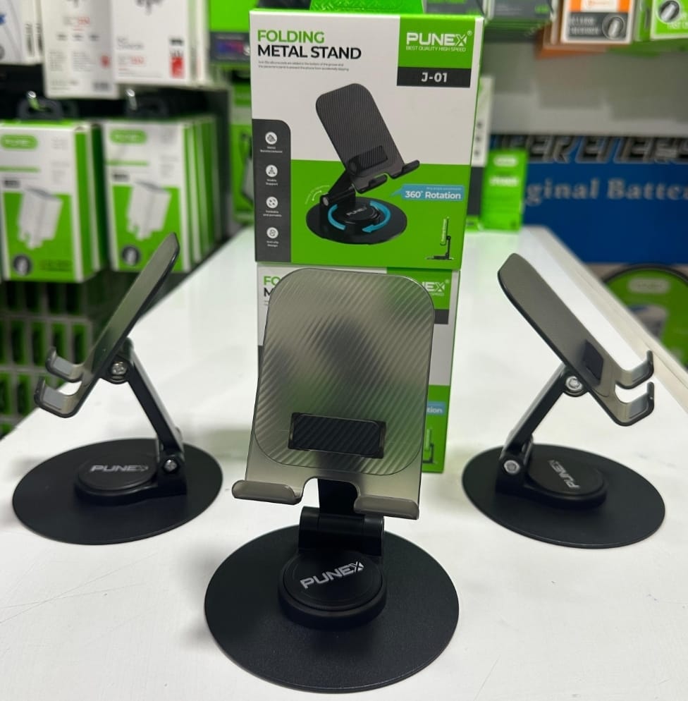 Foldable Phone Holder / Stand – Universal Multi-Angle Portable Desktop Stand for Smartphones & Tablets – Compatible with iPhone, Samsung, iPad & More – Compact Travel Design