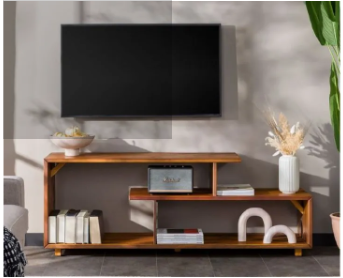 (PROMOTION!!!)Mexico Modern Wooden TV Stand for Up to 55" TVs – Stylish Storage Solution for Your Living Room