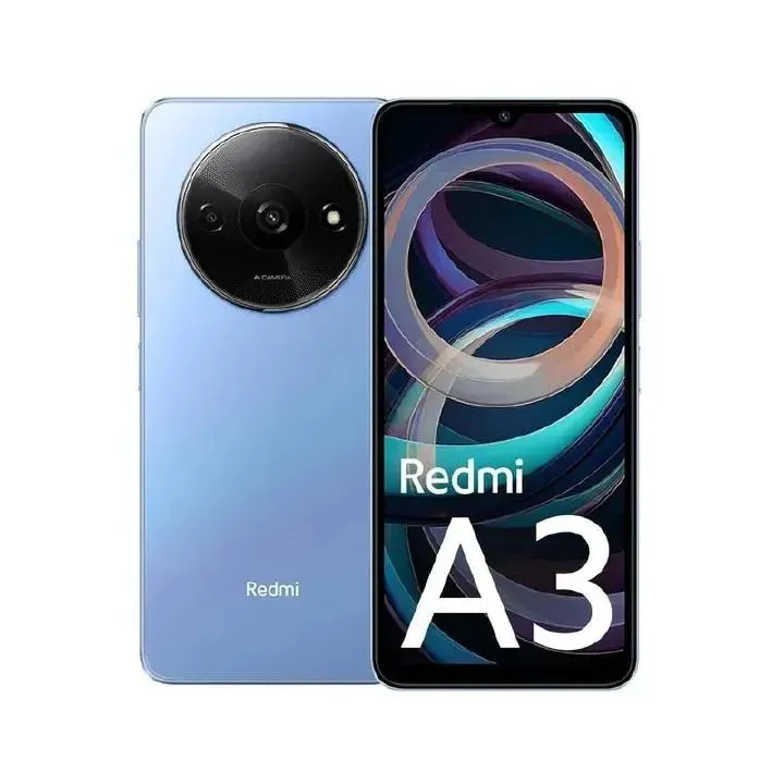 XIAOMI Redmi A3 6.71" 128GB + 4GB 4G Network 5000mAh Battery 8MP +5MP AI Camera 10W Fast Charging Fingerprint Sensor Android 14 Smart Phones
