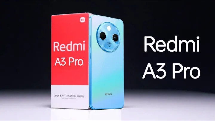 [Exclusive Discount] Redmi A3 PRO 6.88" 128GB + 4GB 4G Network 5160mAh Battery 50MP AI Camera 10W Fast Charging Fingerprint Sensor Android 14 Smart Phones