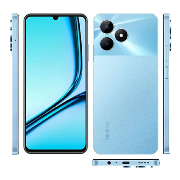 [Hot Deals] Brand New Realme Note 50 90Hz 6.74" 64GB ROM + 6(3+3)GB RAM 5000mAh 13MP Al Camera Unisoc Tiger T612 Type-C 3-Card Slot Smart Phones Side Fingerprint phone