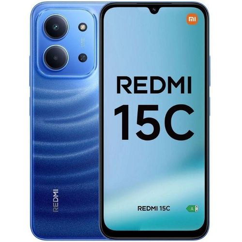 NEW ARRIVAL REDMI 15C 256GB Storage Upto 16(8+8GB Ram 6.9'' FHD Immersive Display 50MP Main Cam +8MP front 6000mAh 33W Fast Charger Android 15 Xiaomi Hyper OS Side Fingerprint Smartphone