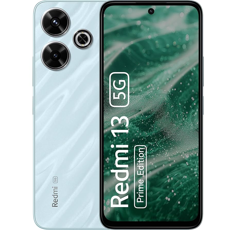 XIAOMI Redmi 13 256GB ROM + 8GB RAM Immersive 6.79" 90Hz Display 108MP AI Super Camera, 33W Fast Charging 5030mAh mediatek helio G91 ultra (12nm) (Dual Sim) stylish glass back design smartphone