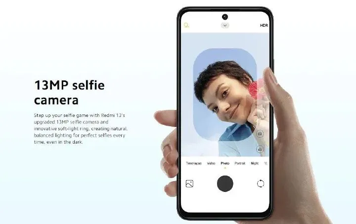 XIAOMI Redmi 13 256GB ROM + 8GB RAM Immersive 6.79" 90Hz Display 108MP AI Super Camera, 33W Fast Charging 5030mAh mediatek helio G91 ultra (12nm) (Dual Sim) stylish glass back design smartphone