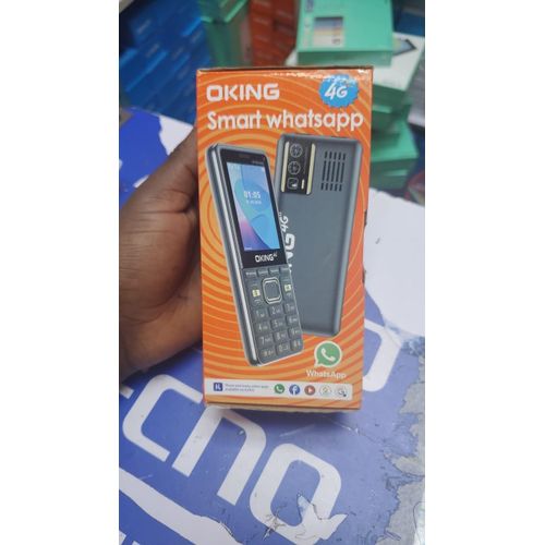 OKING SMART WHATSAPP 4G 16GB memory supports whatsapp and tiktok with dual sim , bright flashlight detachable battery FEATURED PHONES