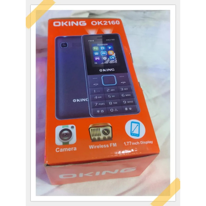 OKING SMART WHATSAPP 4G 16GB memory supports whatsapp and tiktok with dual sim , bright flashlight detachable battery FEATURED PHONES