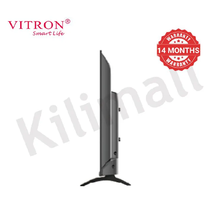 Vitron HTC4300QFS 43" INCH QLED TV FHD SMART ANDROID TV,BLUETOOTH ENABLED, ICAST SCREEN,NETFLIX ,YOUTUBE TELEVISION INBUILT DECODER , WIFI ENABLED, APP STORE 1GB-RAM 8GB-ROM 2*USB PORTS,3*HDMI PORTS