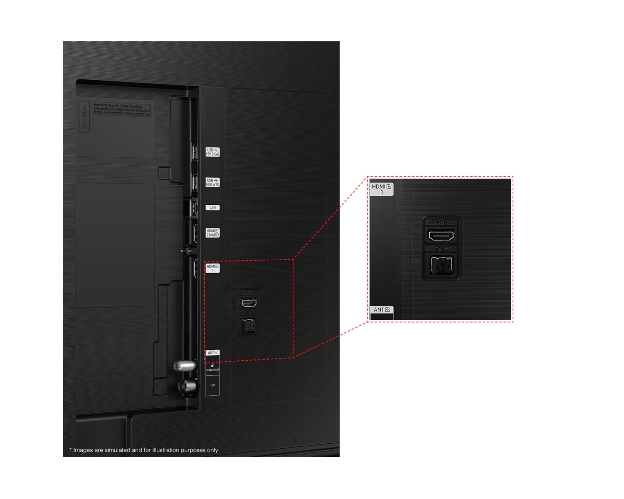 Samsung 55Q60D 55" inches QLED Quantum Processor Lite 4K Tizen OS With 100% Color Volume With Quantum Dot, 4K Upscaling & AirSlim Design Smart TV New 2024