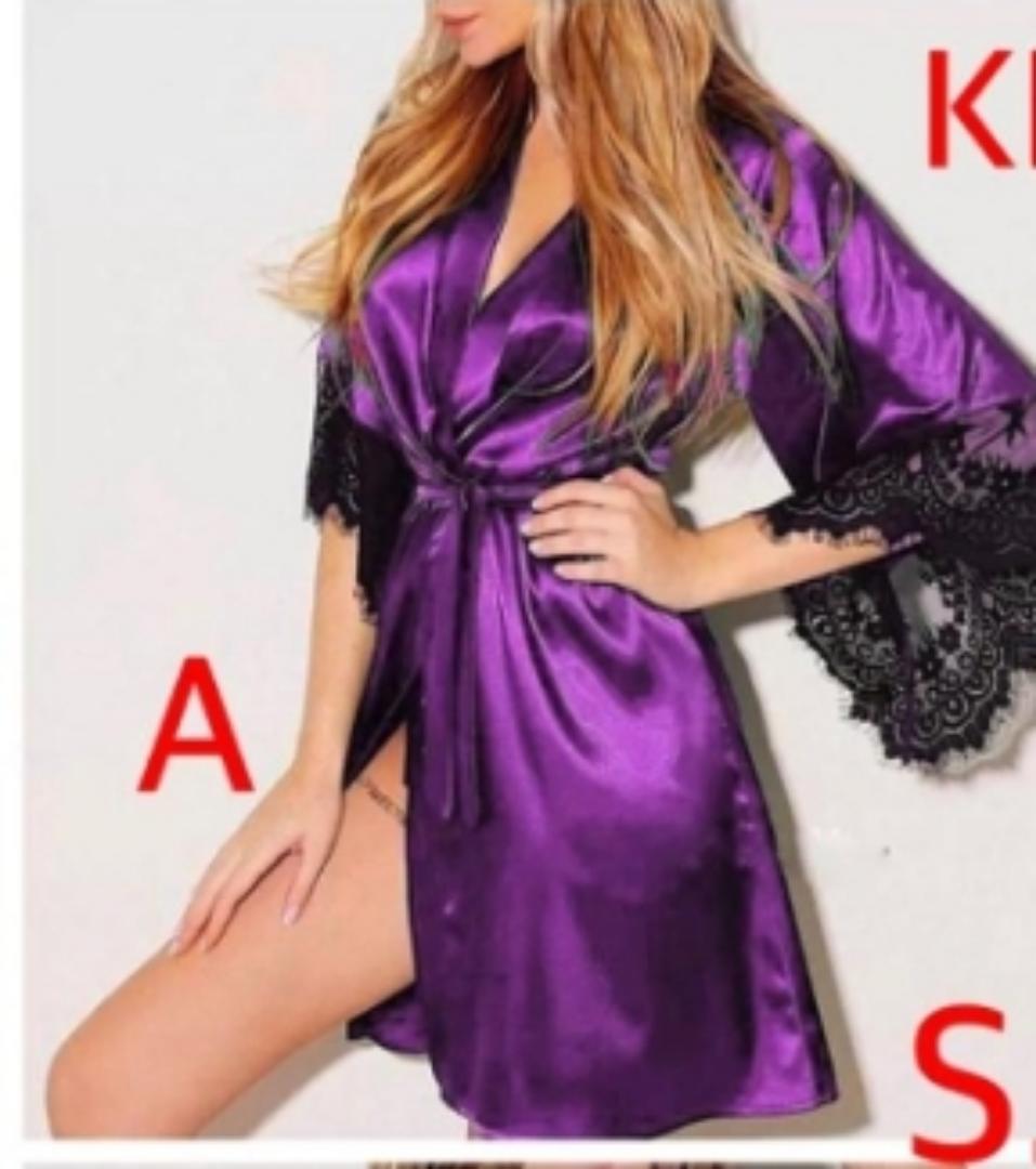 silk night gown
