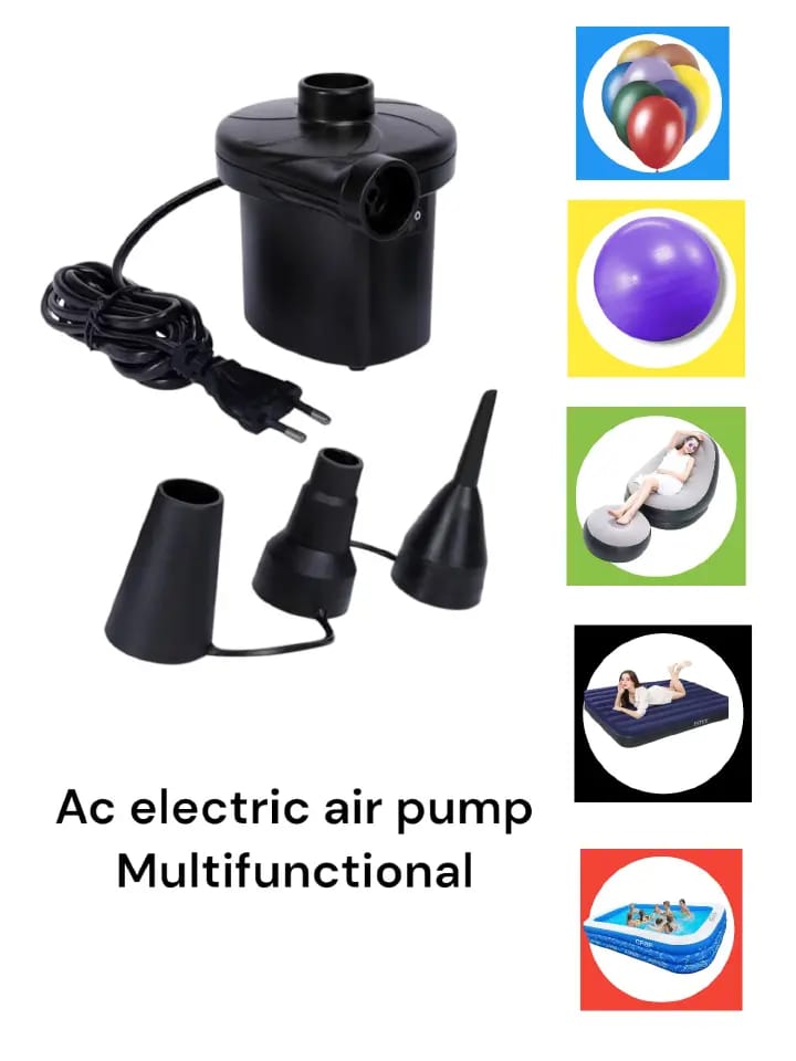✨️🫰SUPER OFFER✅️Electric Air Pump Portable Quick-Fill Air Pump for Inflatable Couch, Air Mattress, Swimming Ring, Inflatable Pool Toys, Powerful Electric Inflator/Deflator Air Pump