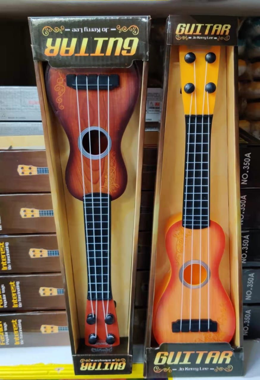ELEGANT KIDS PLAYING ▶️ 😍 MUSICAL GUITAR 🎸 😍 ✨️ clear sound, comfortable grip, smooth surface, suitable for children and beginner. Adjust strings’ tighten or loose, create different sounds