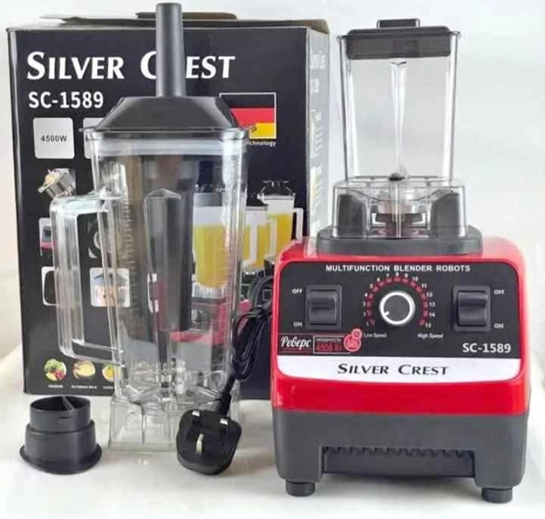 *New arrivals🔥🔥🔥*



*Silver crest six blade 2in1Juice blender and crusher, it has 2 powers for crushing and blending* 



*A Professional-Grade Blender – Crush Ice, Blend Smoothies & More in Secon
