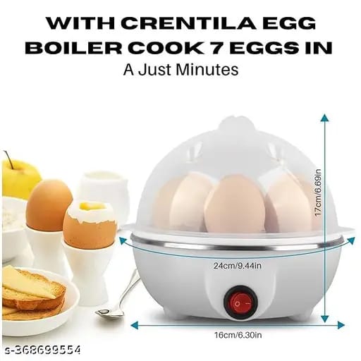 ♦️MAKE MORNIGS EASY🎯Egg Boiler ( 7 Eggs ) , Electronic Egg Steamer.7 egg capacity Stainless steel flat heating plate, easy to wash high build quality and easy and fast operation Safe automatic power