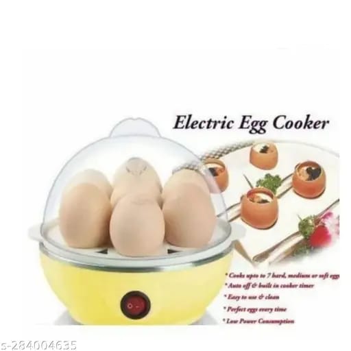♦️MAKE MORNIGS EASY🎯Egg Boiler ( 7 Eggs ) , Electronic Egg Steamer.7 egg capacity Stainless steel flat heating plate, easy to wash high build quality and easy and fast operation Safe automatic power