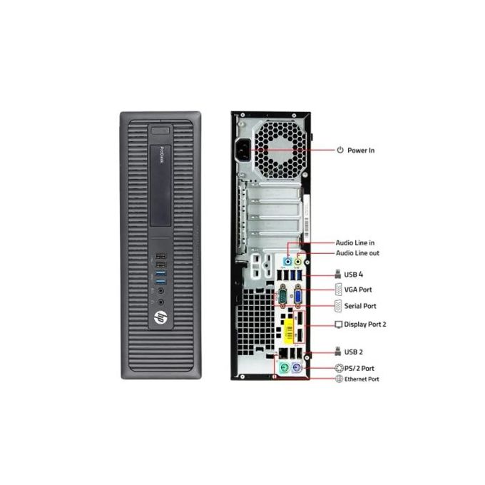 SPECIAL OFFER  HP Refurbished ProDesk 600 G2 6TH GEN  Core I5 8GB RAM 500GB HDD 3.2GHz SFF Desktop + 19" Monitor  windows & office installed