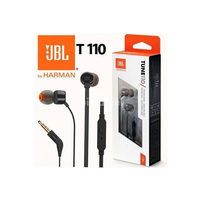 Jbl Tune 110 Earbuds - Wired in-Ear Headphones with 1-Button Remote, Signature Sound for Rich Audio Experience With Noise Cancel