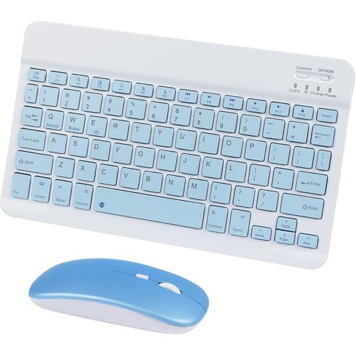 QUALITY  Wireless Keyboard and Mouse Bluetooth Rechargeable Wireless Mouse Keyboard Set Ultra-Slim Portable Compact Keyboard and Mouse Combo for Computer/PC/Windows/Win7/8/10/11