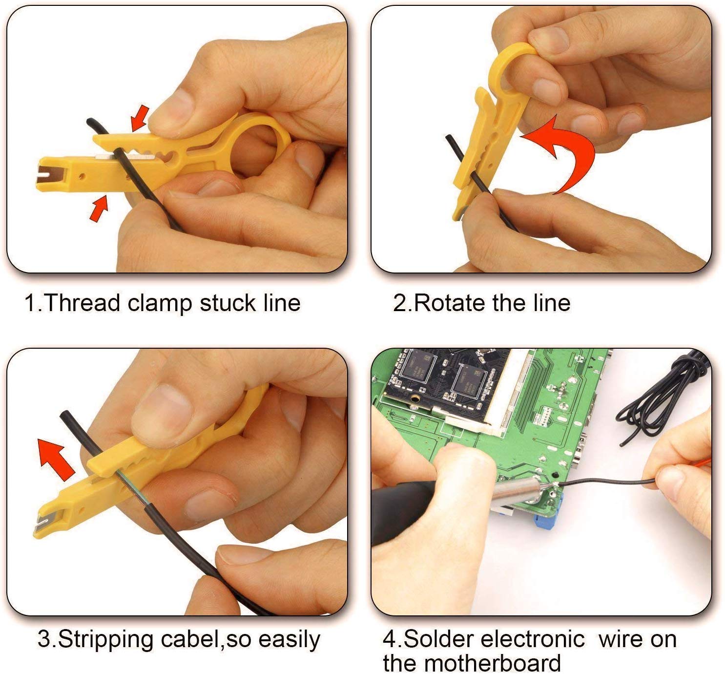 60W Soldering Iron Kit /w Adjustable Temperature Welding, 5 Soldering Iron Tips, Solder Wire, Stand, Desoldering Pump, Soldering Welding Iron Kit for Electronics Hobby DIY