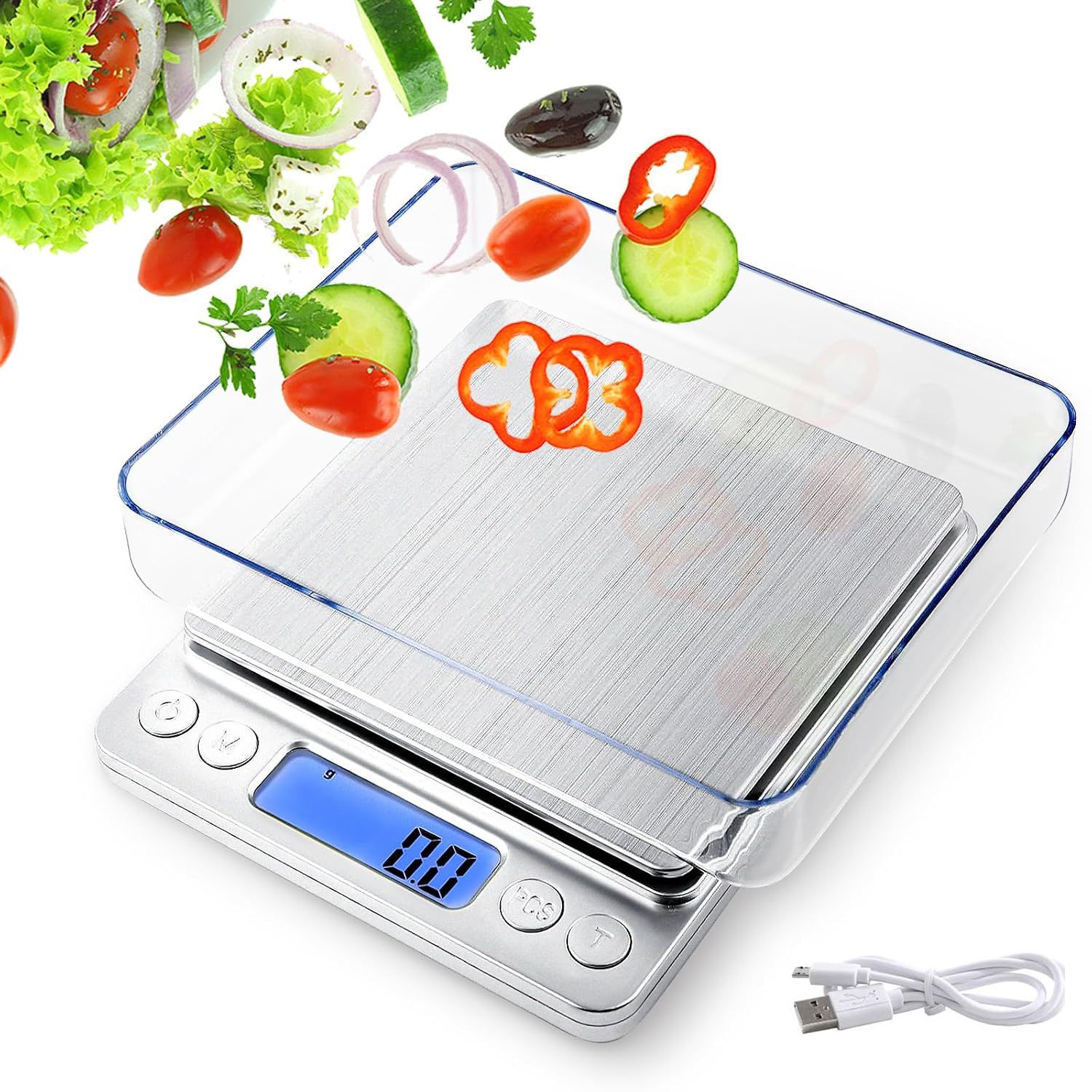 Best price for Rechargeable Digital Food Scale with Gram and Ounce ...