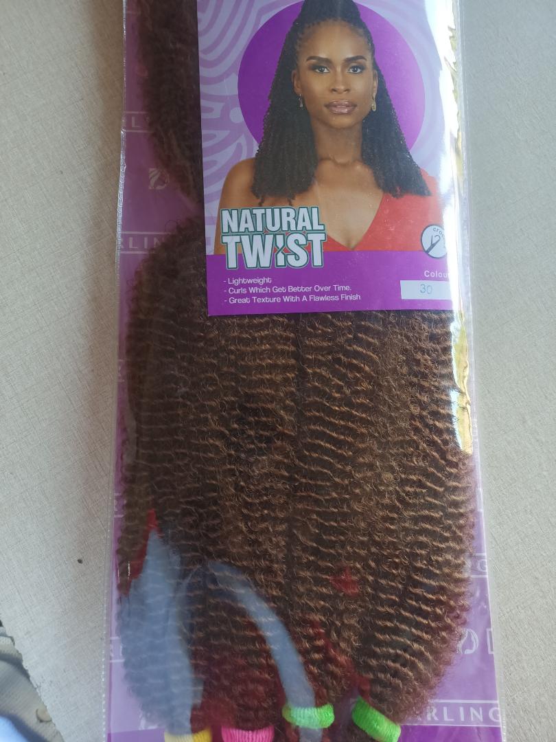 NATURAL TWIST Crochet braid.