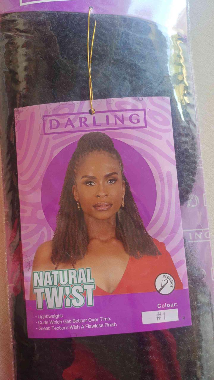 NATURAL TWIST Crochet braid.