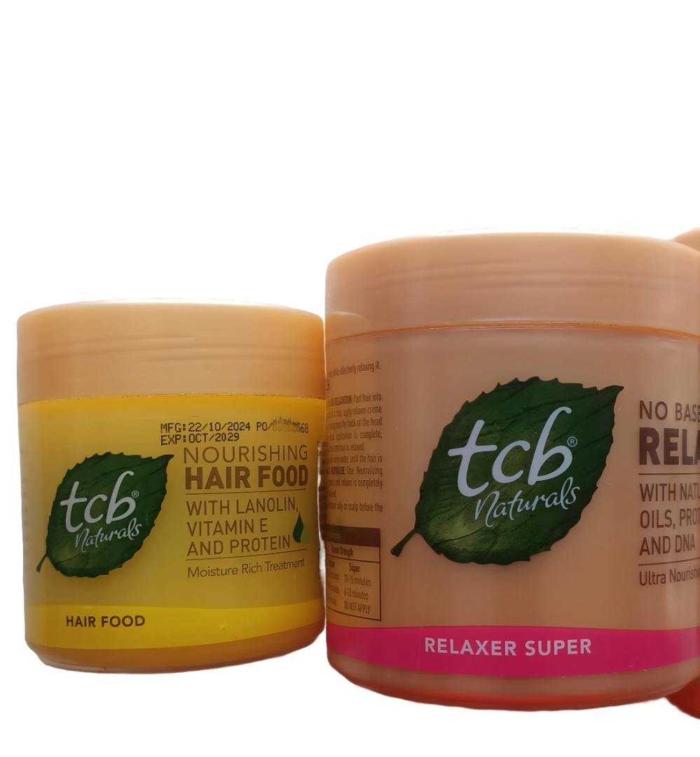 TCB Relaxer 425g + TCB Hair Food 250 Ml