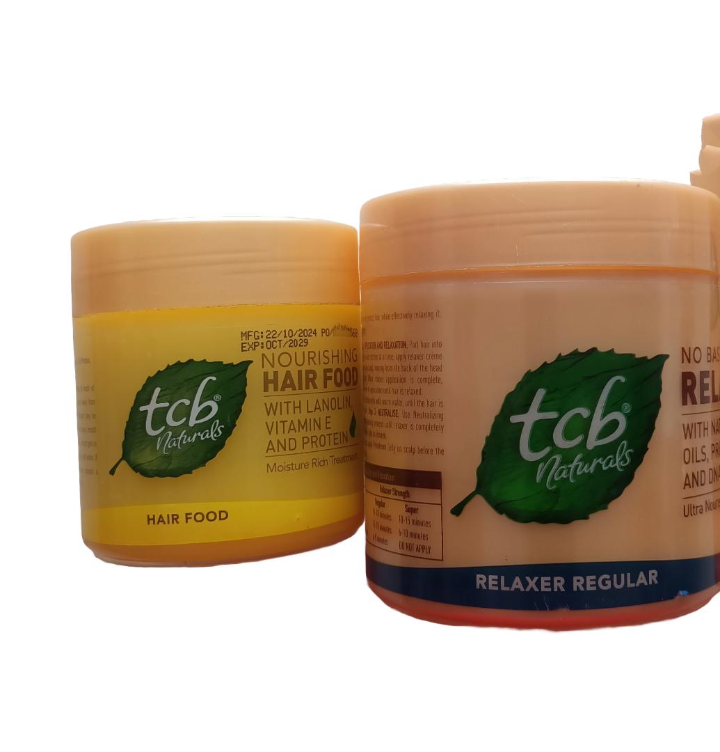 TCB Relaxer 425g + TCB Hair Food 250 Ml