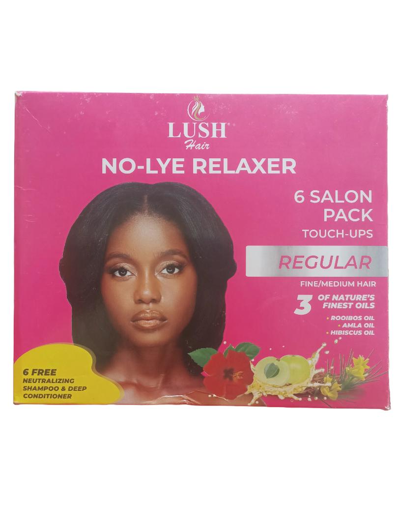 Lush Hair No-lye Relaxer 6pack