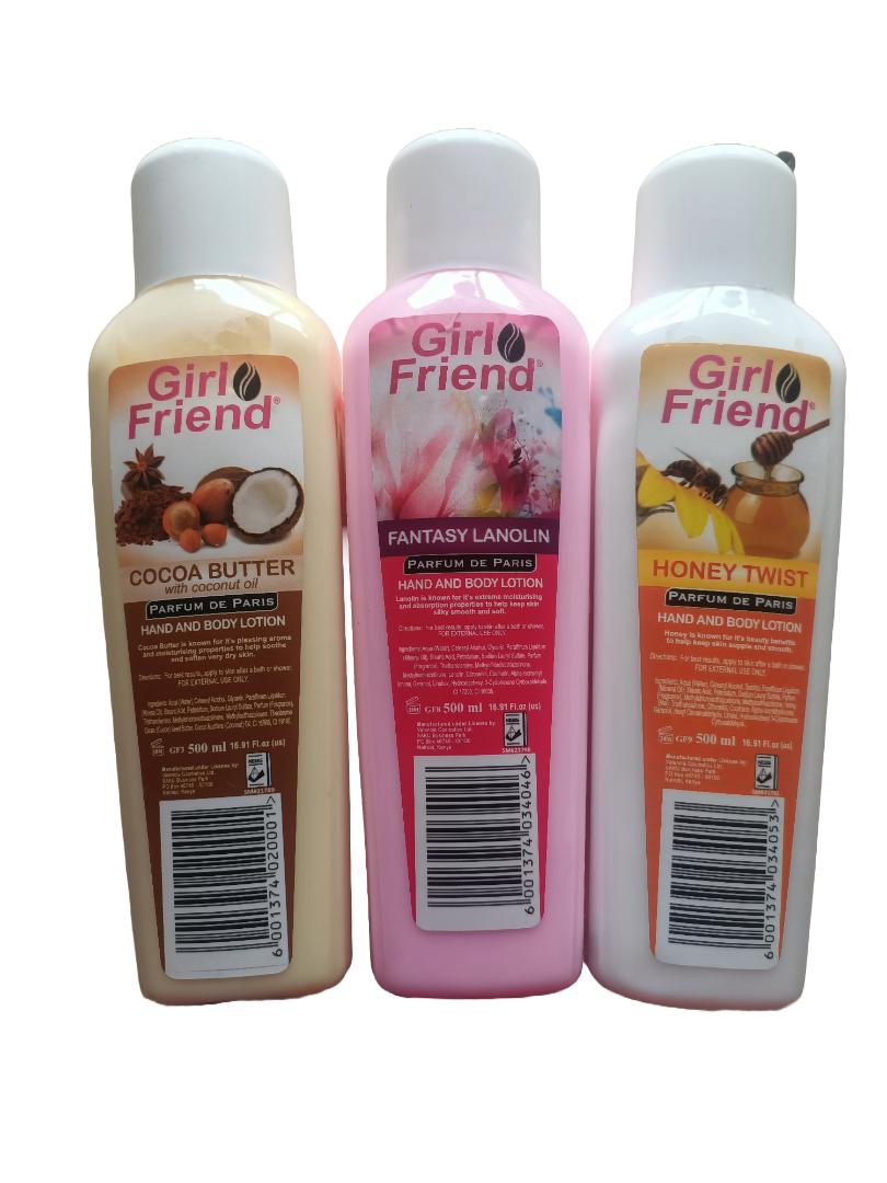 Girlfriend Hand and Body Lotion 500ml