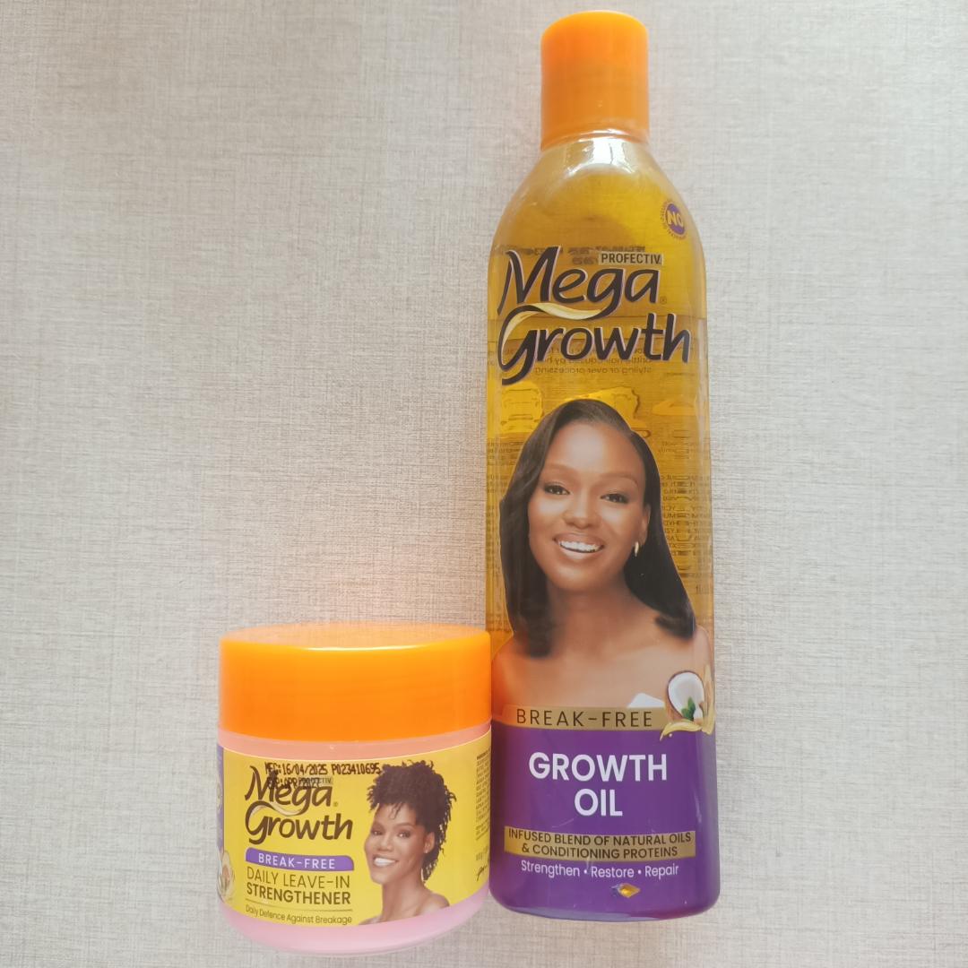 Mega Growth Set( Hair & Scalp food,, Treatment/Strengthener,, oil)