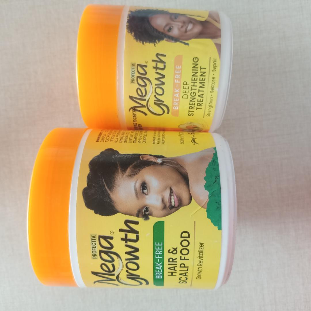 Mega Growth Set( Hair & Scalp food,, Treatment/Strengthener,, oil)