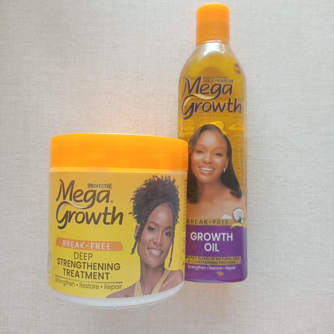 Mega Growth Set( Hair & Scalp food,, Treatment/Strengthener,, oil)